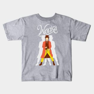 willy wonka / Timothée Chalamet 2023 Kids T-Shirt